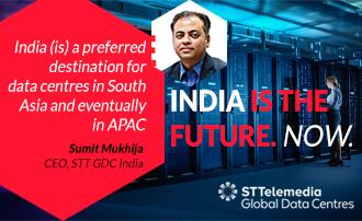 Why is India a key emerging market for the data center and cloud industries?